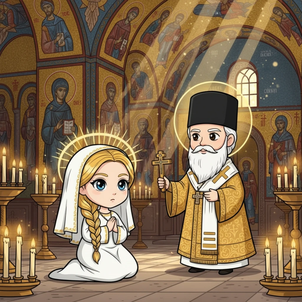 Olga of Kiev — Крещение в Константинополе